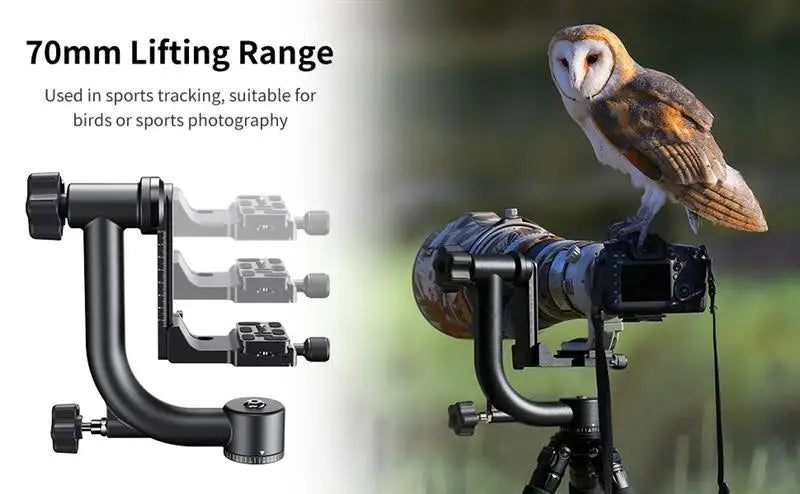 K&F 360 Degree Panoramic Gimbal Tripod Head