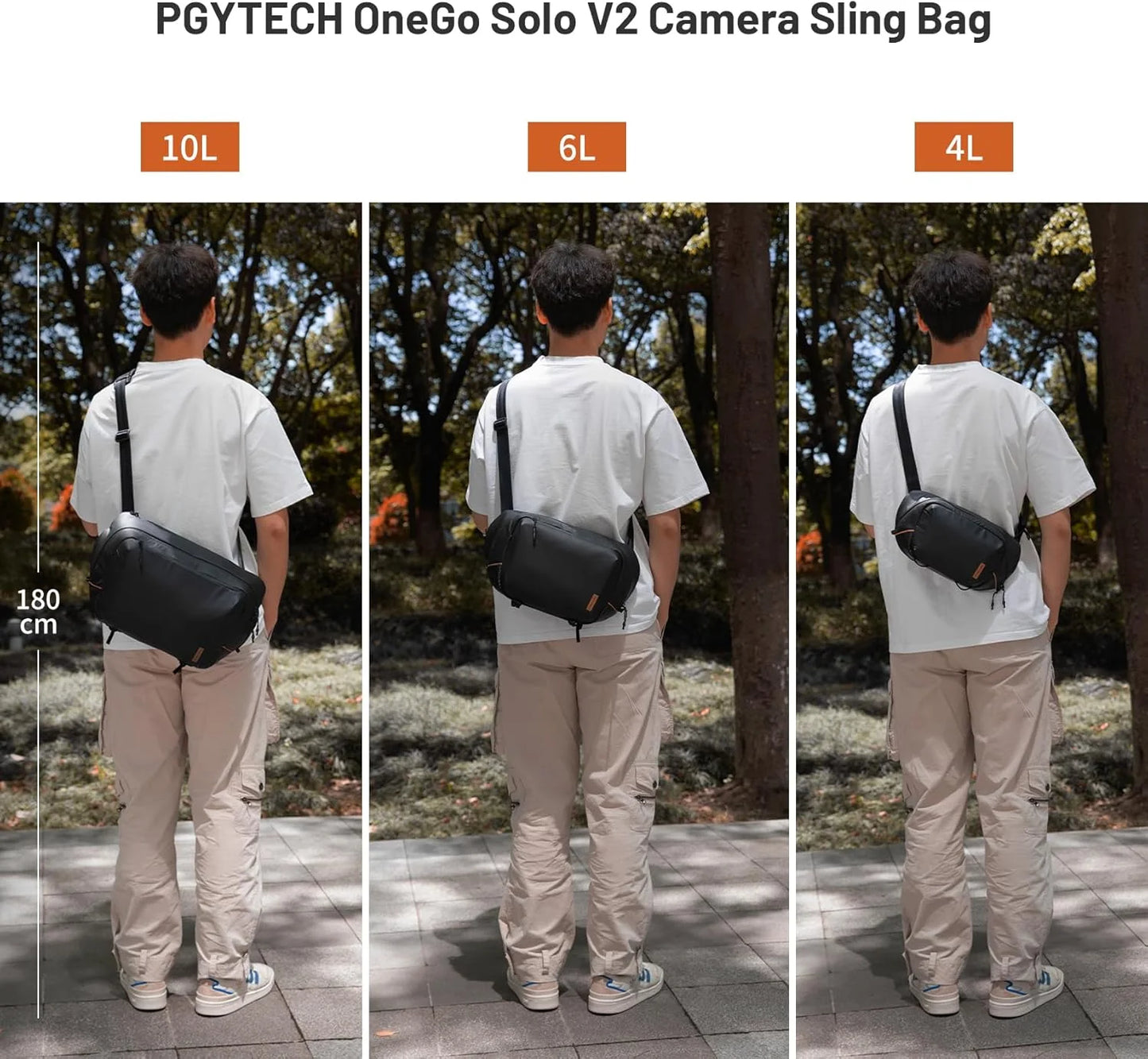 PGYTECH OneGo Solo V2 Crossbody Camera Sling Bag