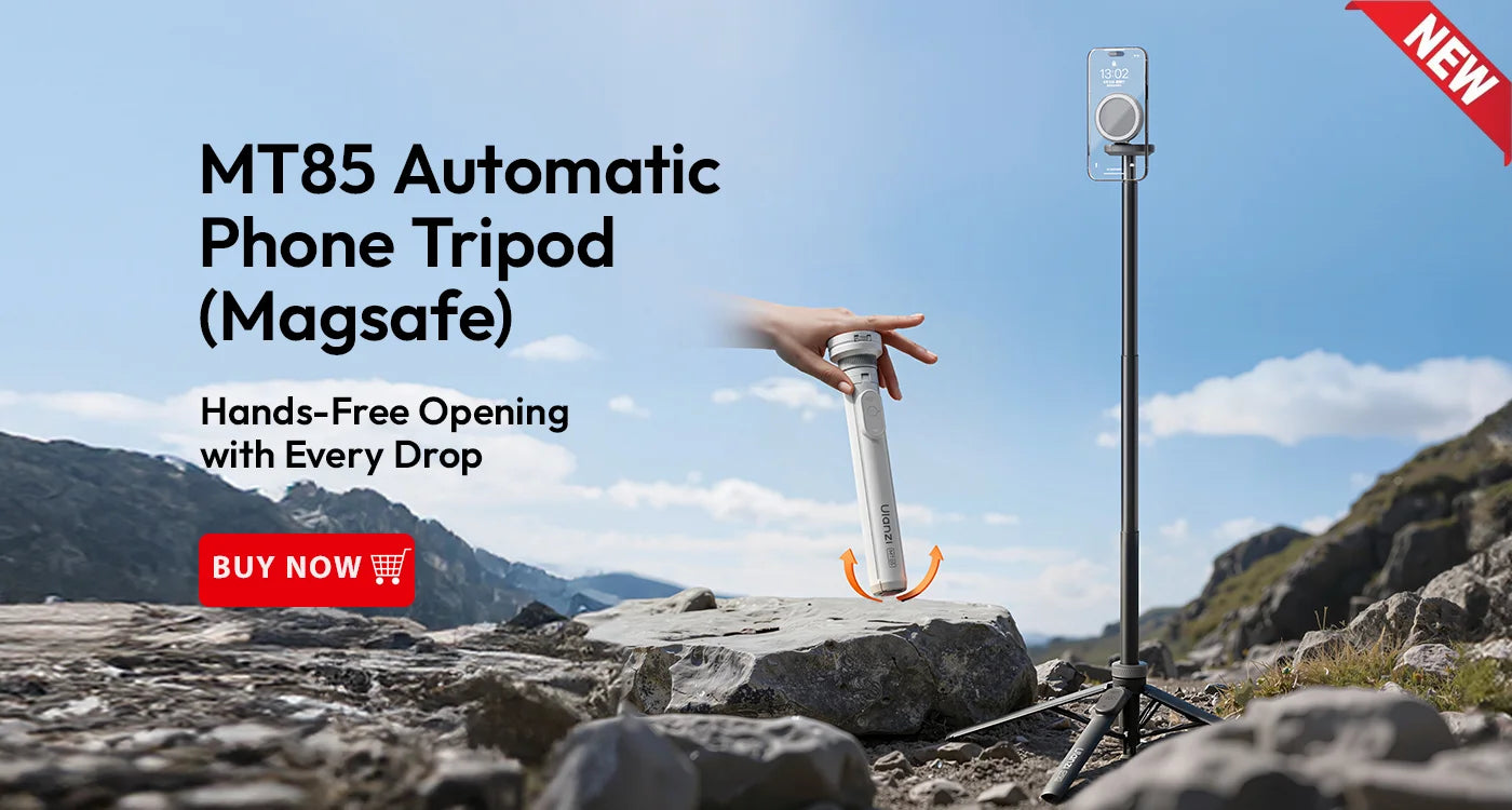 Ulanzi TT88 1.44m Overhead Phone Tripod with Magnetic Clamp