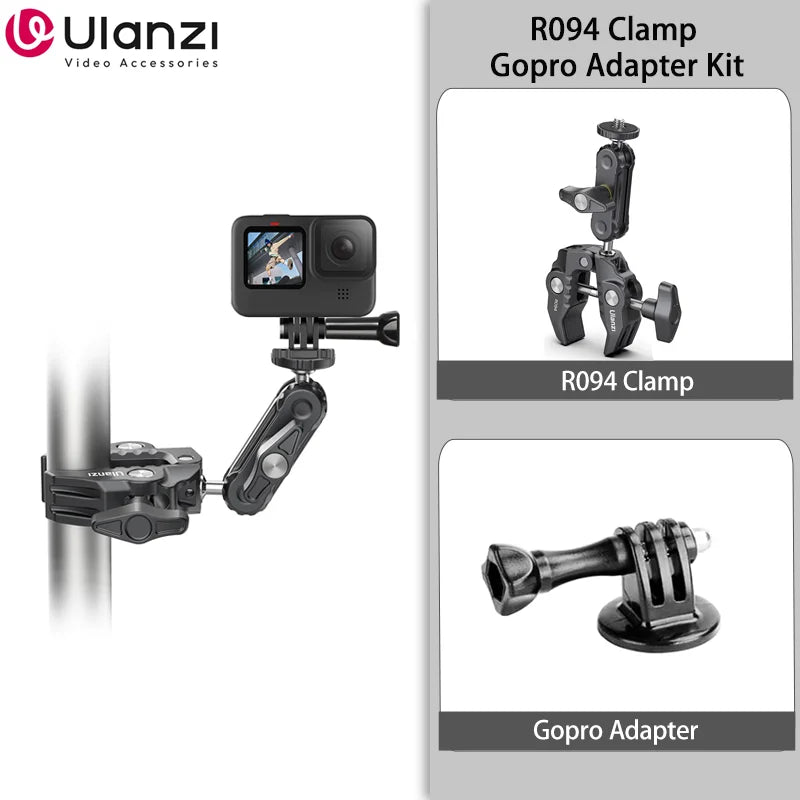 Ulanzi R094 Super Clamp with Double Ball Head Magic Arm
