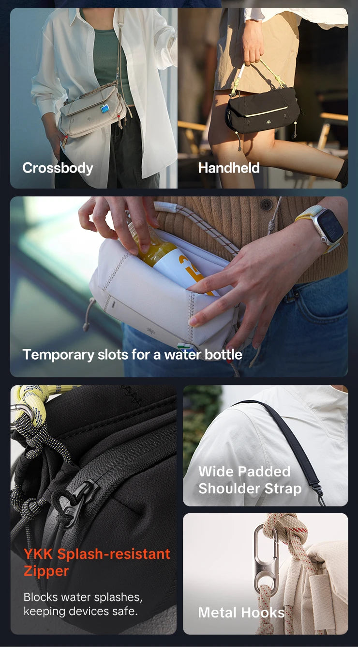 PGYTECH OneGo Pocket Sling Bag for DJI Osmo Pocket 3 & Action Cameras