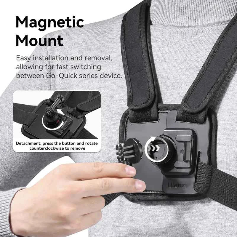Ulanzi Go-Quick II Magnetic Chest Mount