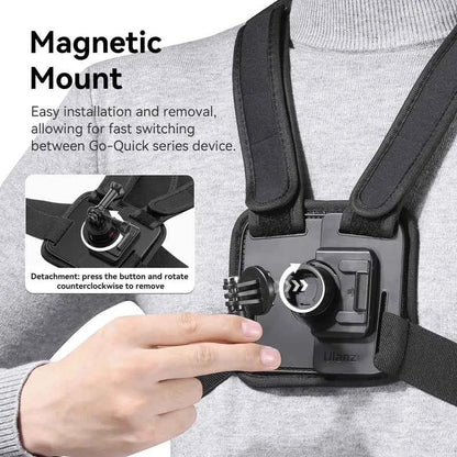 Ulanzi Go-Quick II Magnetic Chest Mount