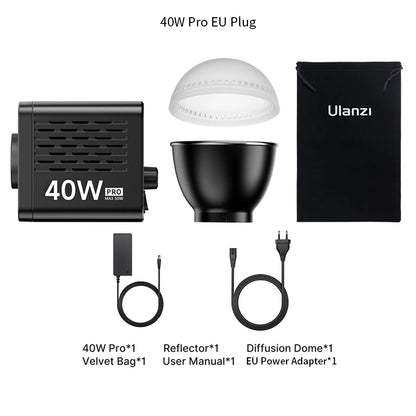 Ulanzi L023 40W Pro Bi-Colour COB Video Light - US Plug
