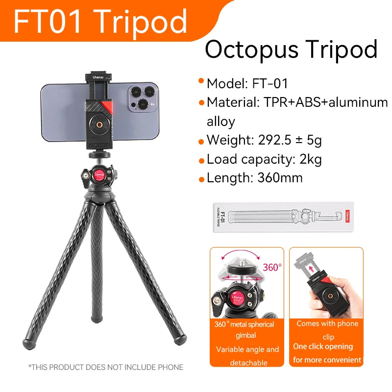 Ulanzi FT-01 Mini Flexible Camera Tripod