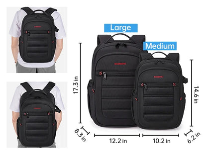 BAGSMART Expandable Camera Backpack with 15.6 Inch Laptop Compartment