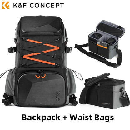 K&F 32L/25L 2-in-1 Camera Backpack and Sling Bag