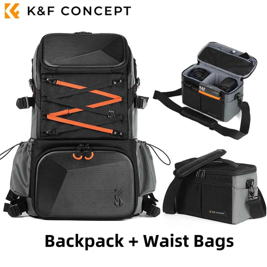 K&F 32L/25L 2-in-1 Camera Backpack and Sling Bag