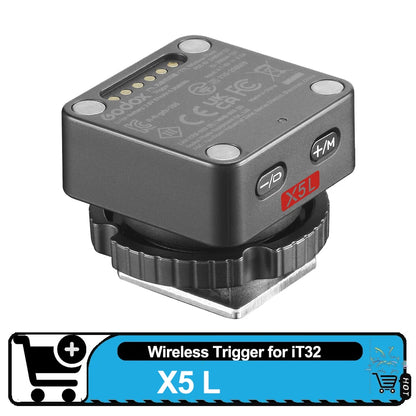 Godox X5 TTL Wireless Flash Trigger and iT32 Mini Flash Kit