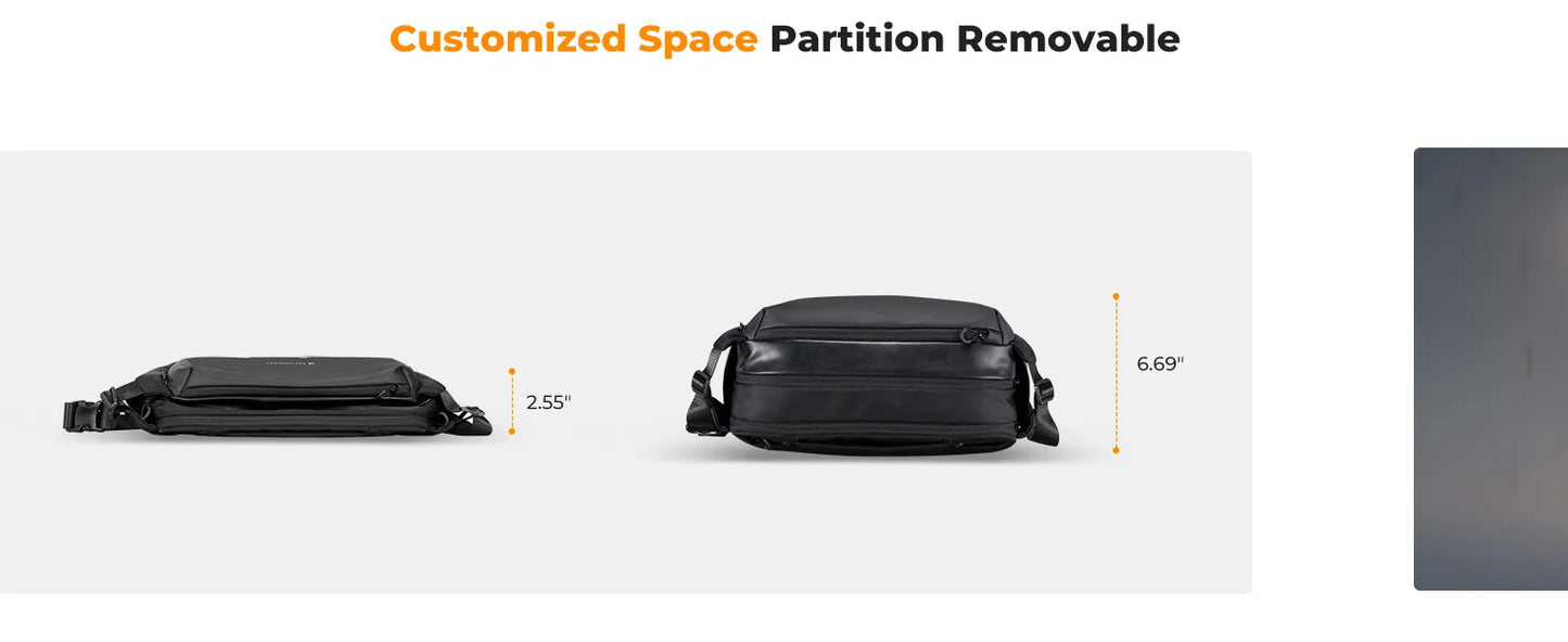 K&F Concept 10L/12L Camera Sling Bag for DSLR & Mirrorless Cameras