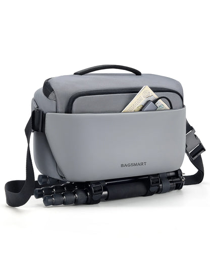 BAGSMART Camera Sling Bag with Tripod Holder