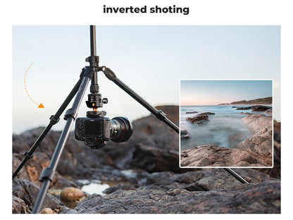 K&F Concept O234A1 Aluminium Travel Tripod