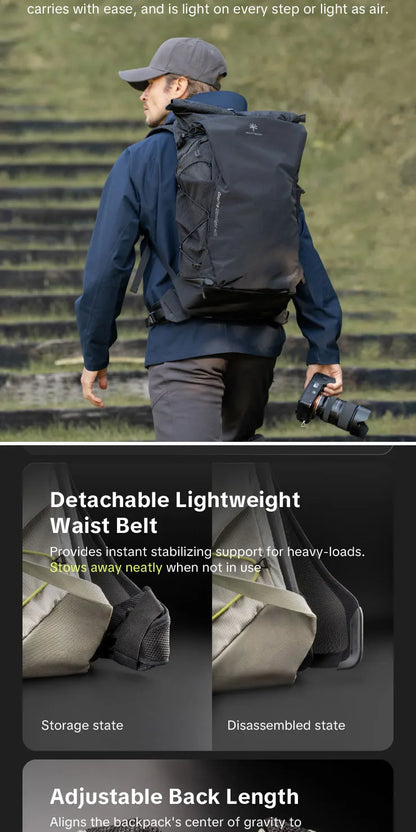 PGYTECH OnePro Ultralight Camera Backpack - 30L Space Black