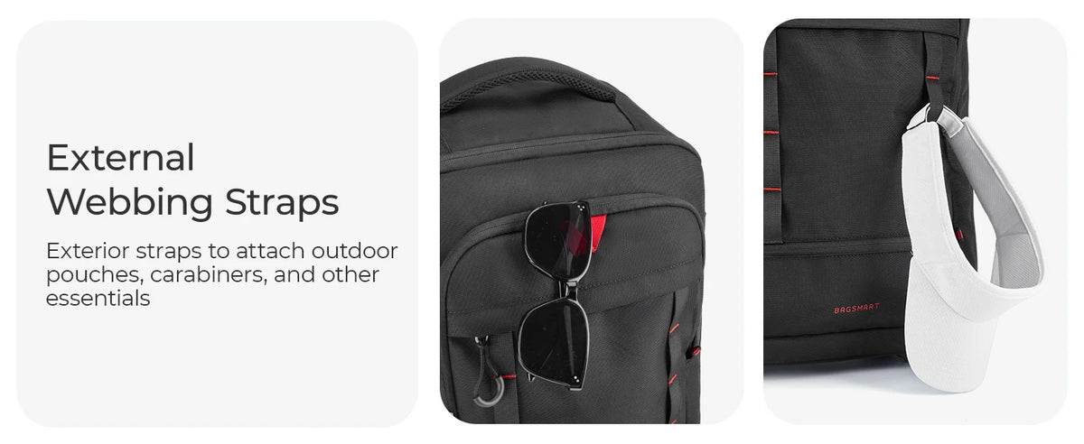 BAGSMART Rolling Camera Bag Backpack