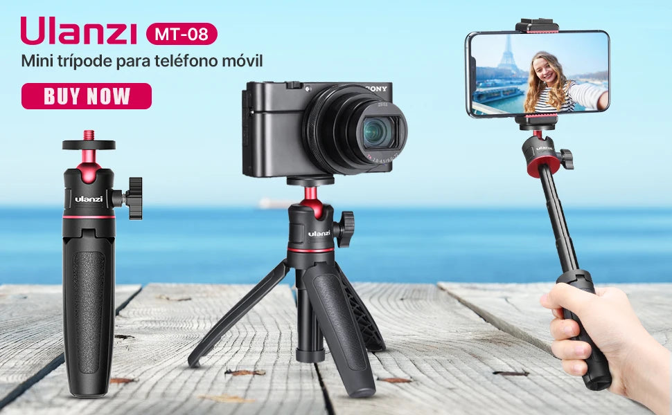 Ulanzi MT-08 Foldable Mini Tripod and Hand Grip