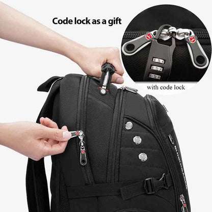 Water-Resistant 17–20-inch Laptop Travel Backpack