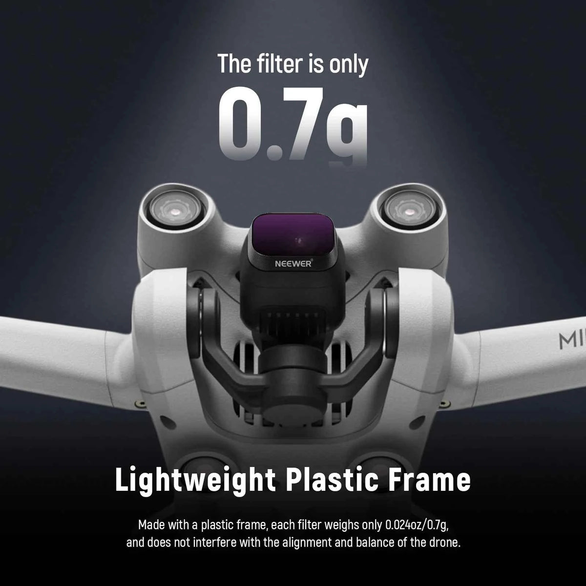 NEEWER 6-Pack ND Filter Set for DJI Mini 3 and Mini 3 Pro