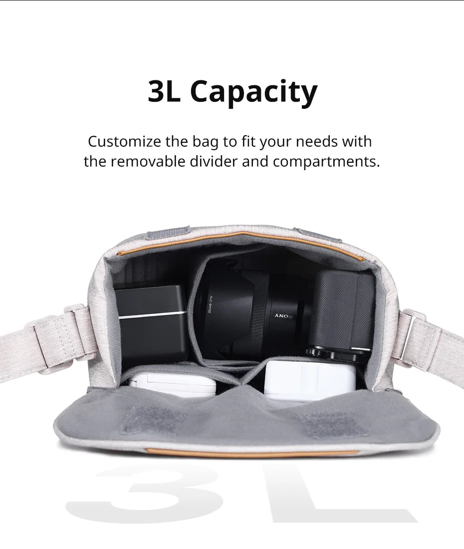 Ulanzi F01 3L Splash-Resistant Camera Sling Bag