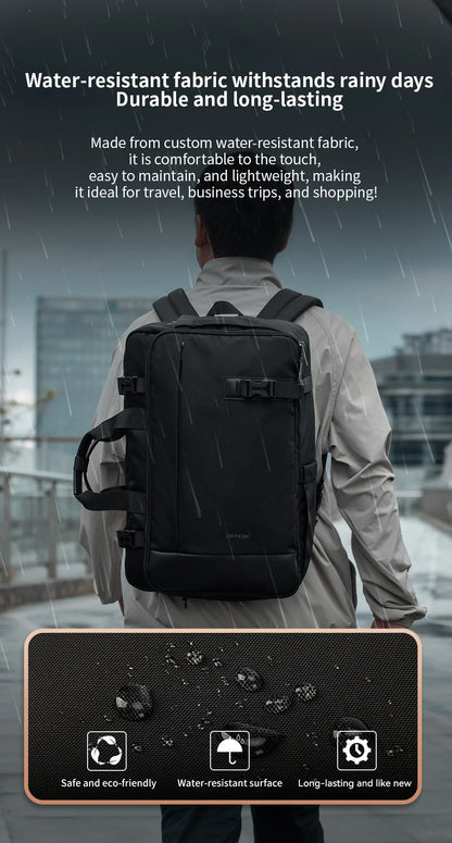 TIGERNU 17 Inch 3-in-1 Laptop Travel Backpack