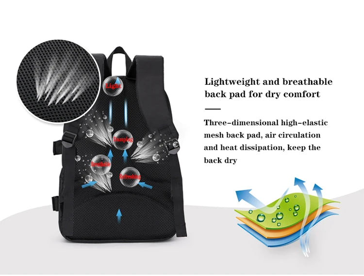 JINNUOLANG 8018 Camera & Laptop Backpack