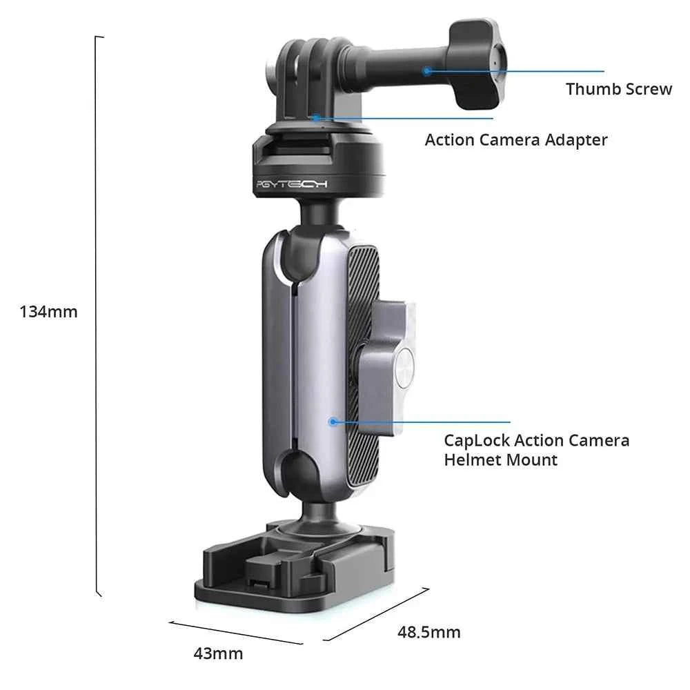 PGYTECH CapLock Action Camera Helmet Mount