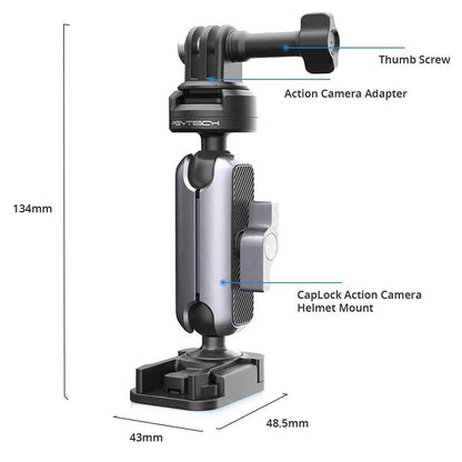 PGYTECH CapLock Action Camera Helmet Mount