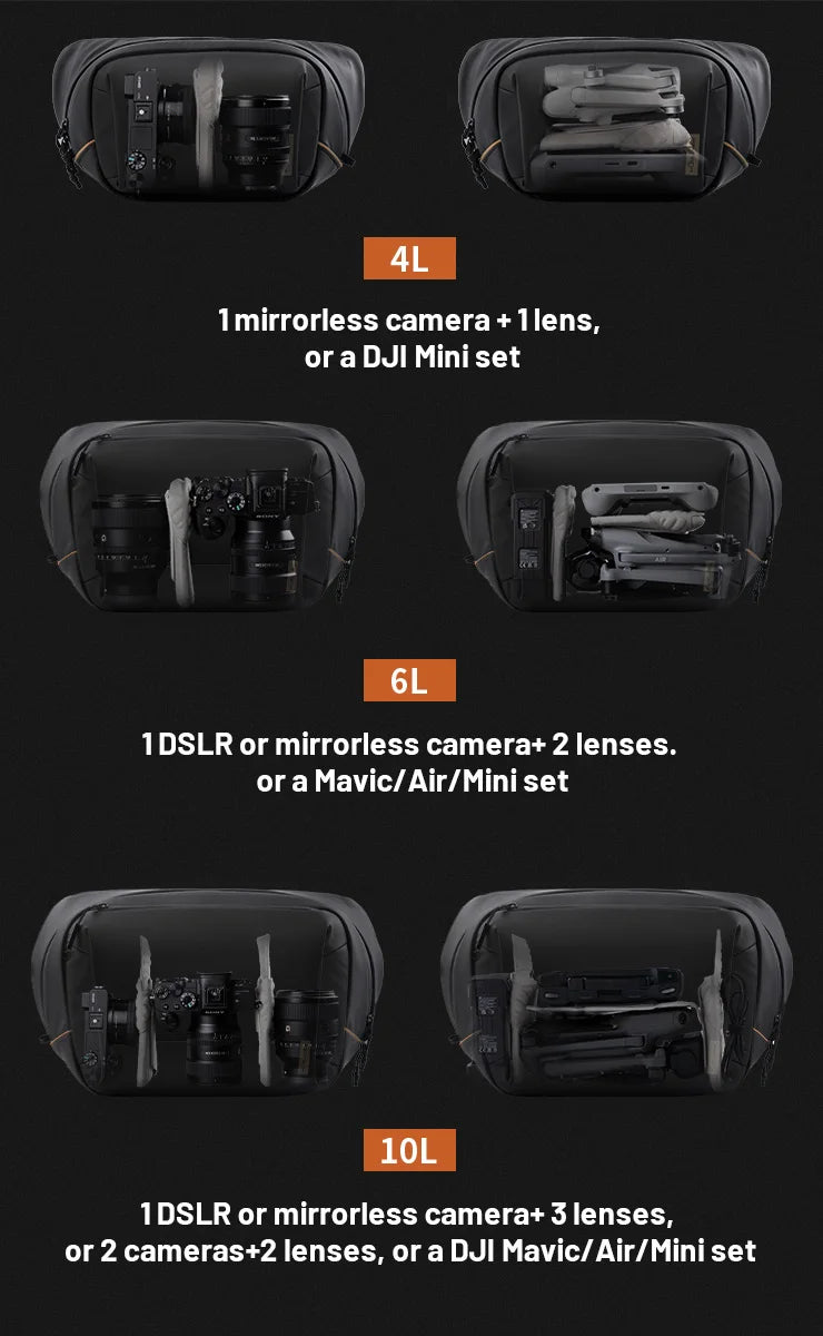PGYTECH OneGo Solo V2 Camera Sling Bag