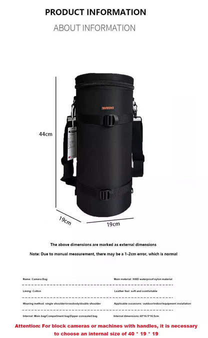 Shockproof Telephoto Lens Bag