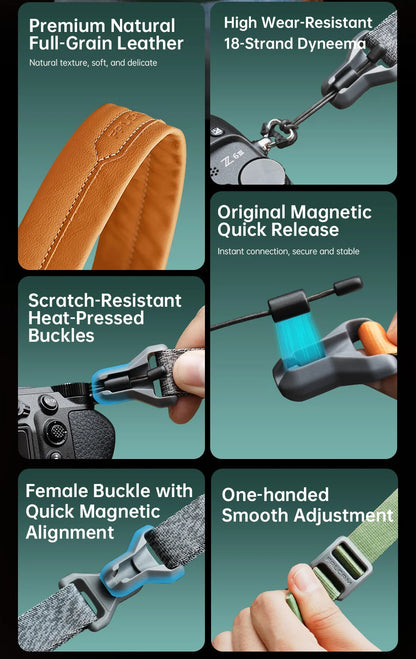 Ulanzi Falcam Maglink Classic V2 Magnetic Camera Shoulder Strap