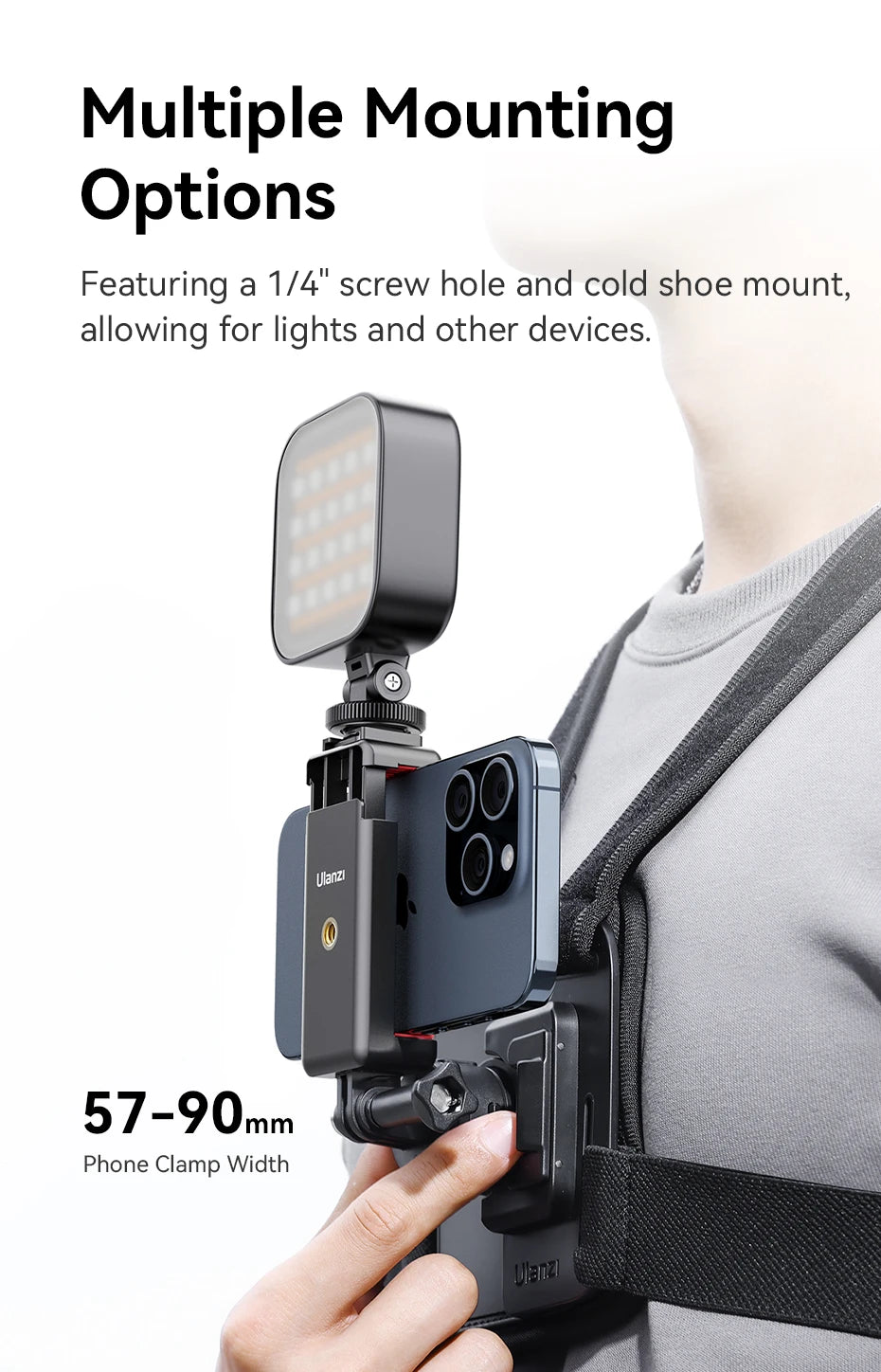 Ulanzi Go-Quick II Magnetic Chest Mount