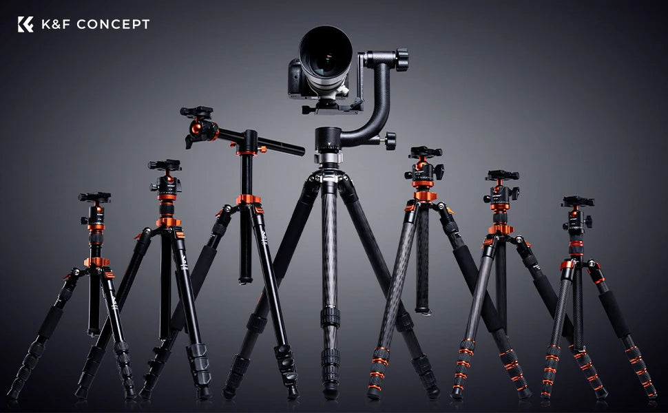 K&F 10kg Metal Tripod Ball Head with Quick Release Plate