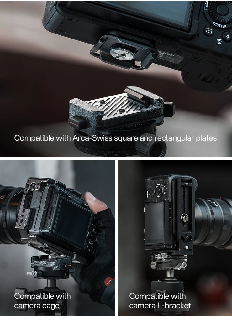 PGYTECH Arca-Type Quick Release Clamp & Plate V2