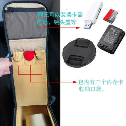 Telephoto Lens Backpack for 300-800mm Lenses