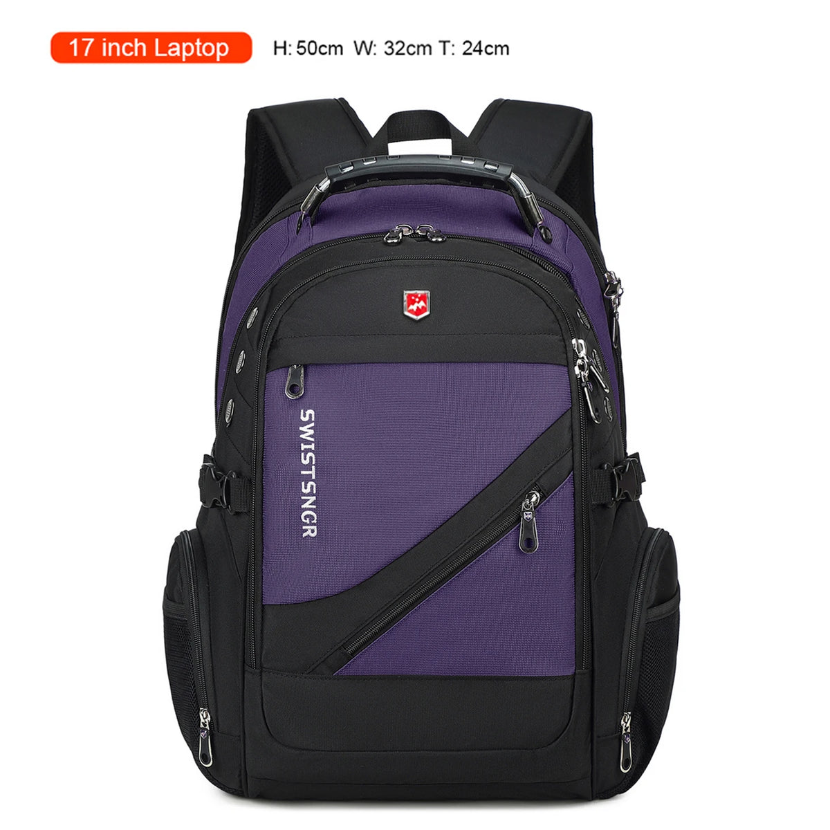 Water-Resistant 17–20-inch Laptop Travel Backpack