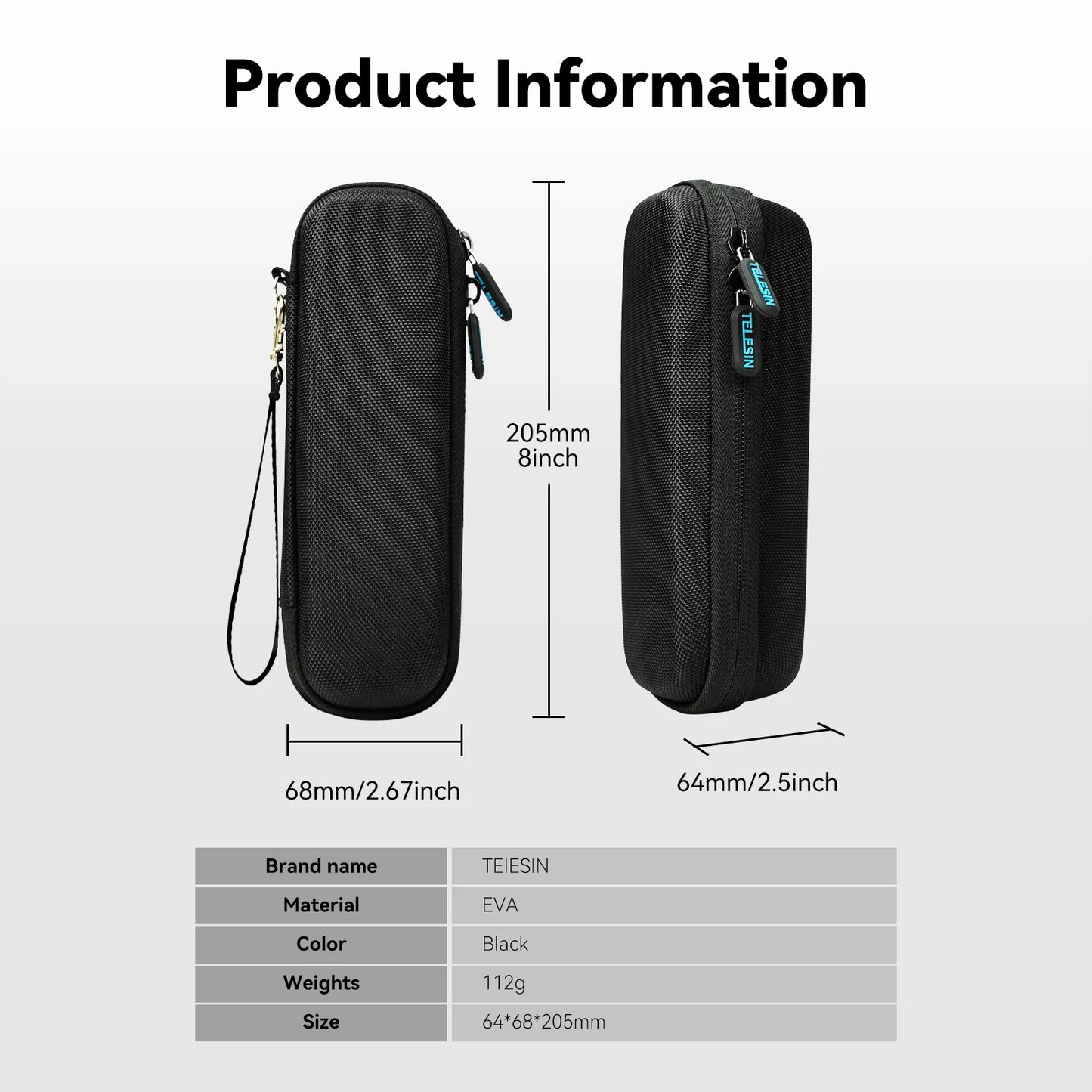 TELESIN Mini Protective Carry Bag for DJI Pocket 3 / Pocket 4