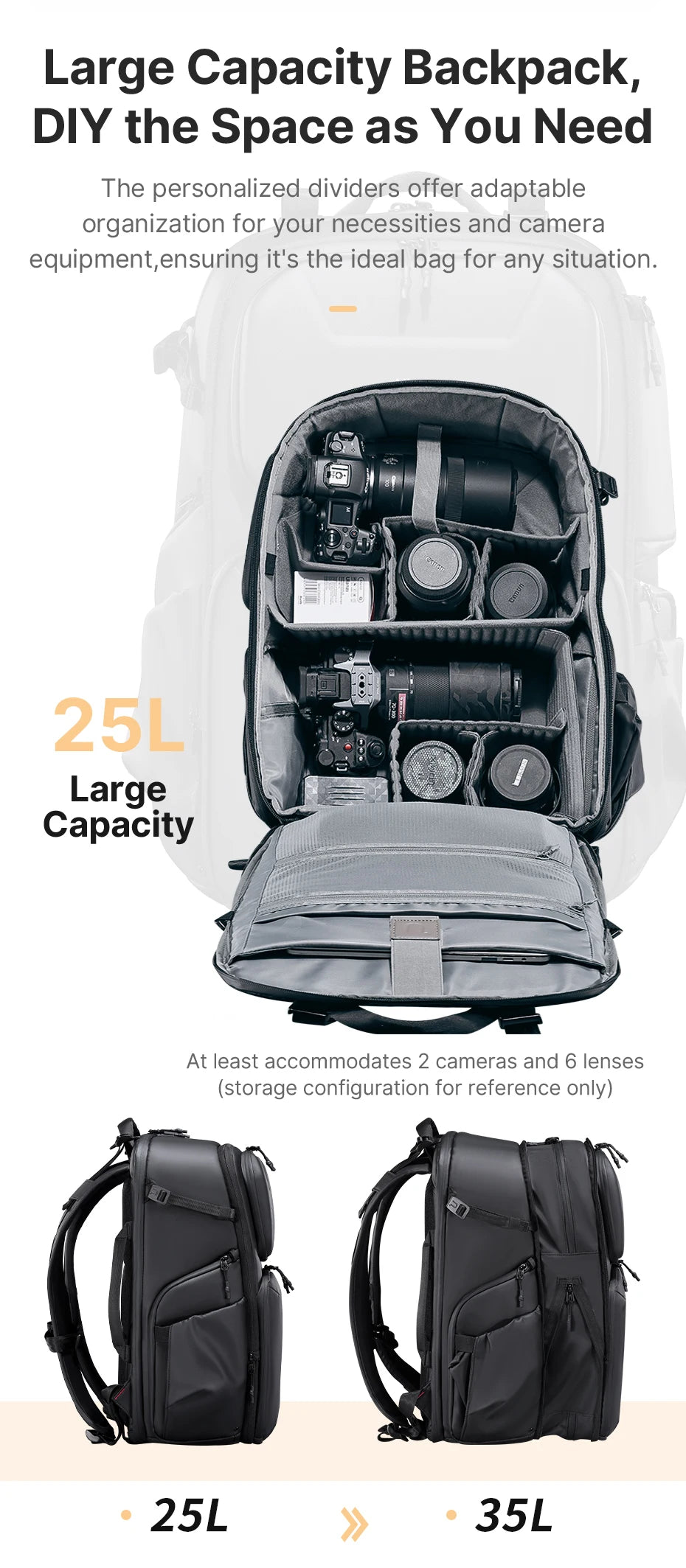 Ulanzi BP10 35L Hardshell Camera Backpack