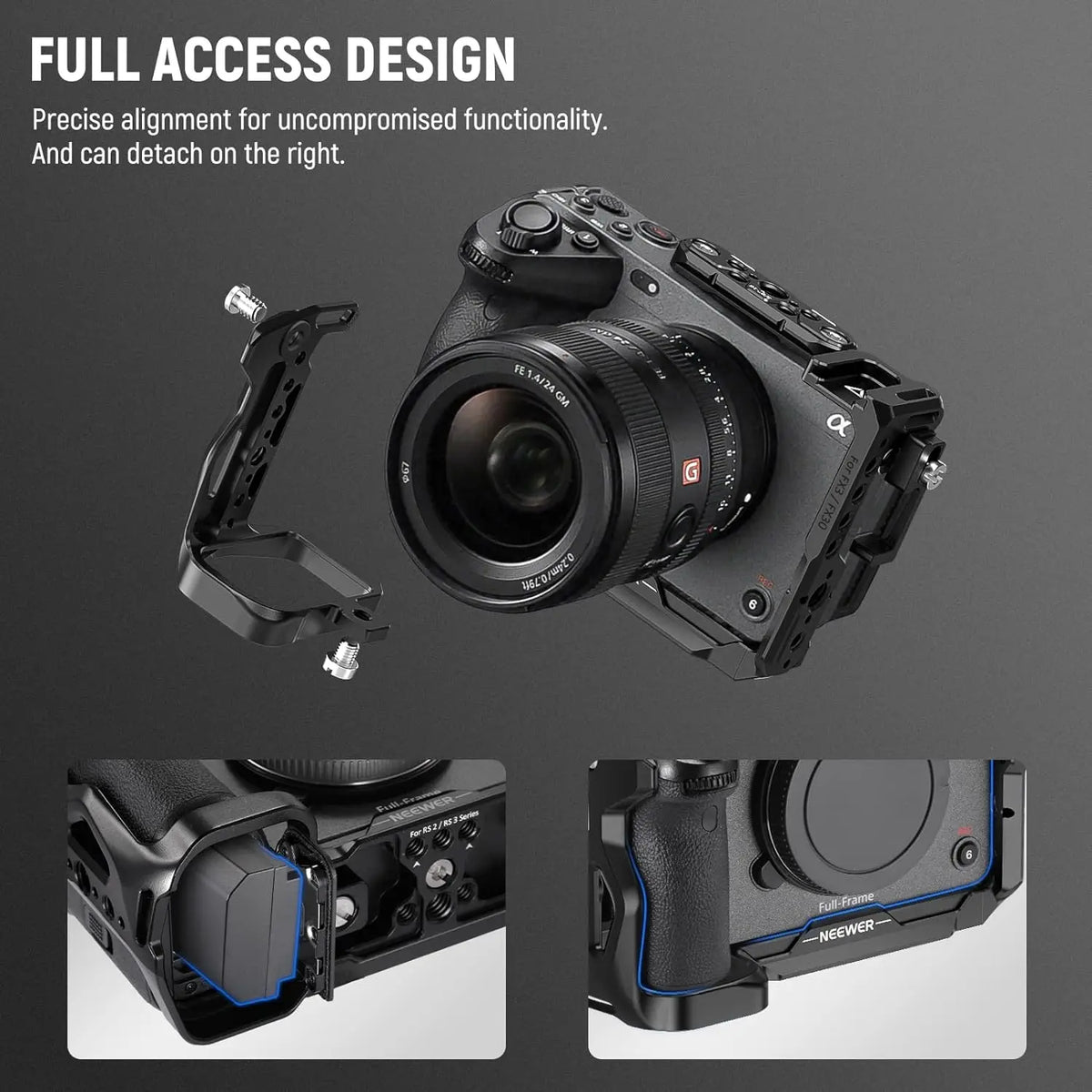 NEEWER Camera Cage for Sony FX3 and FX30