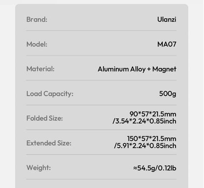 Ulanzi MA07 MagLock Magnetic Phone Mount