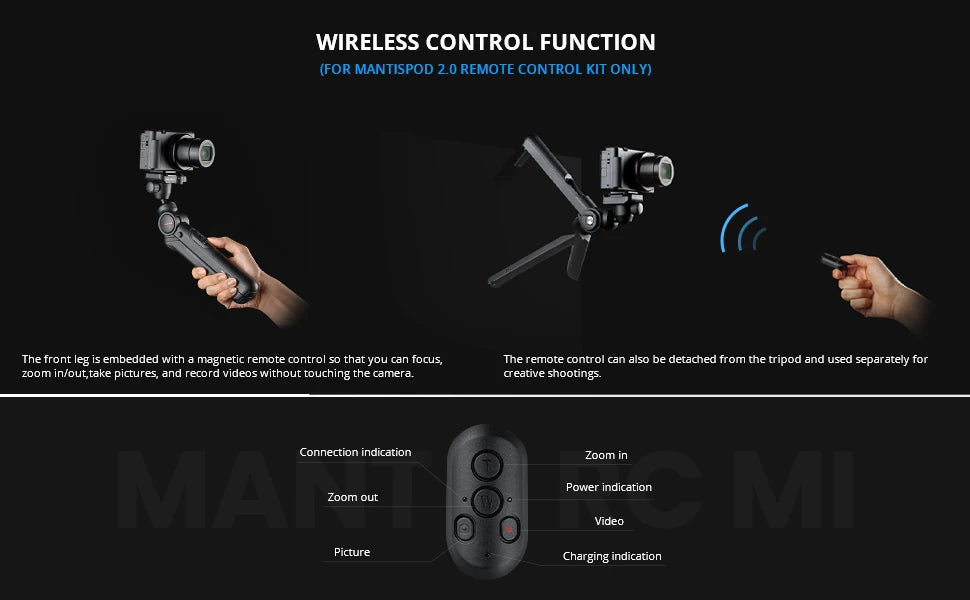 PGYTECH MANTISPOD 2.0 Mini Vlogging Tripod