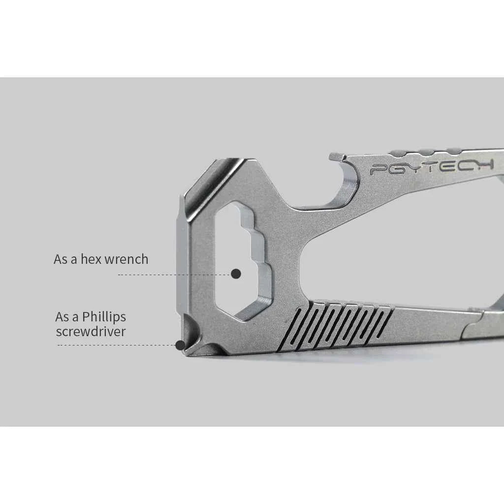 PGYTECH EDC Titanium Multifunction Carabiner Tool