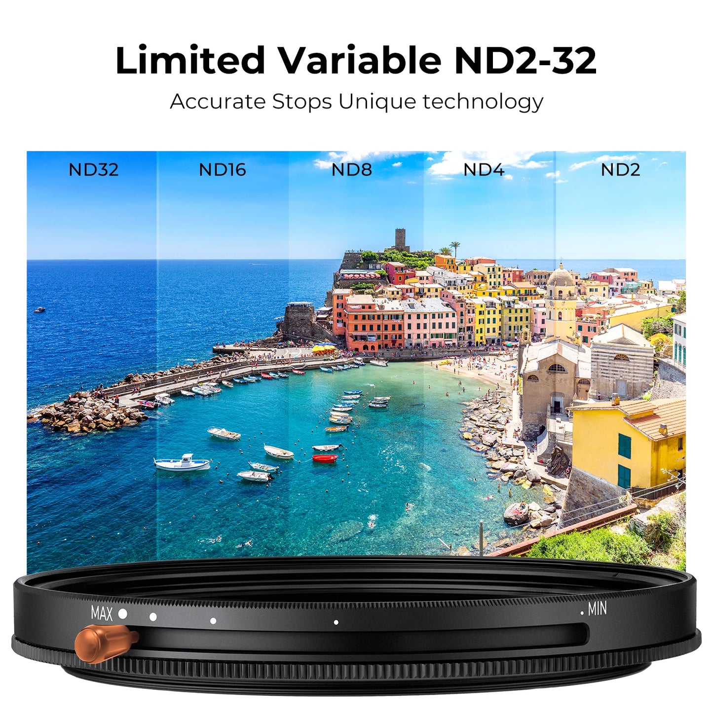 K&F ND2-ND32 Variable ND + CPL Lens Filter