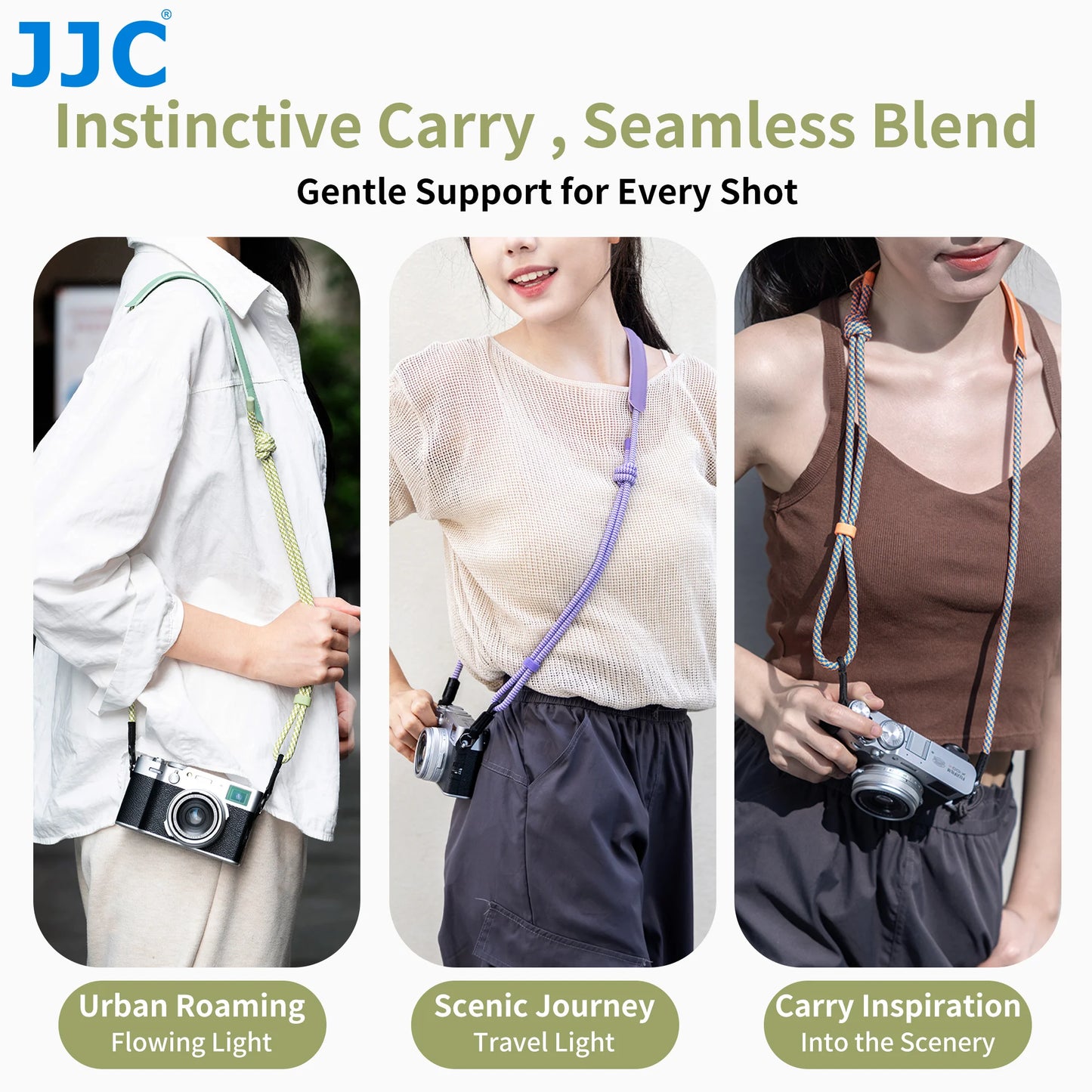 JJC Compact Camera Pouch & Strap Options for Fujifilm X-E5/X100VI