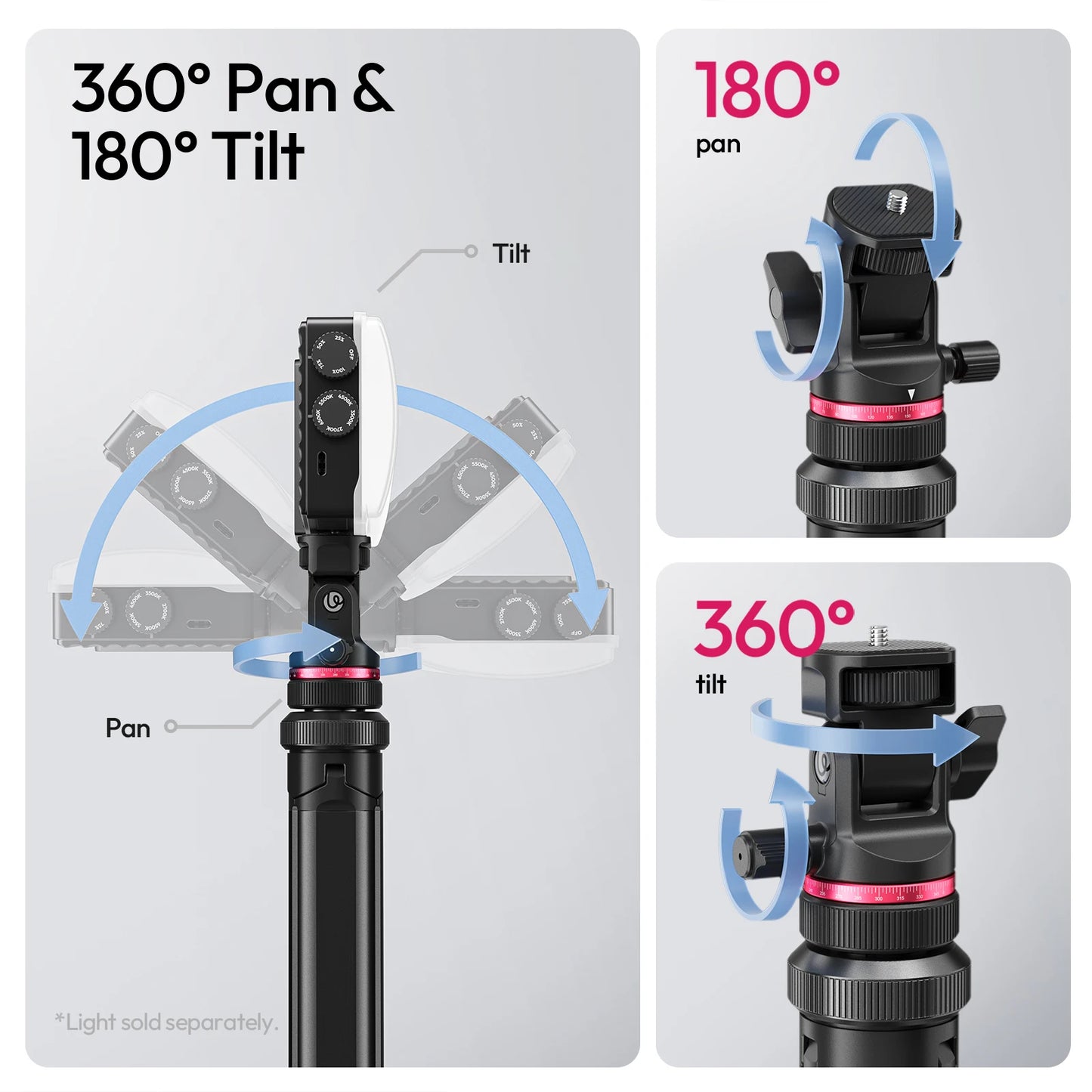 Ulanzi MT-80 Auto-Open 2m Tripod Light Stand