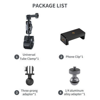 TELESIN 360° Super Clamp & Magic Arm Camera Mount