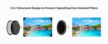 K&F ND2-ND32 Variable ND + CPL Lens Filter