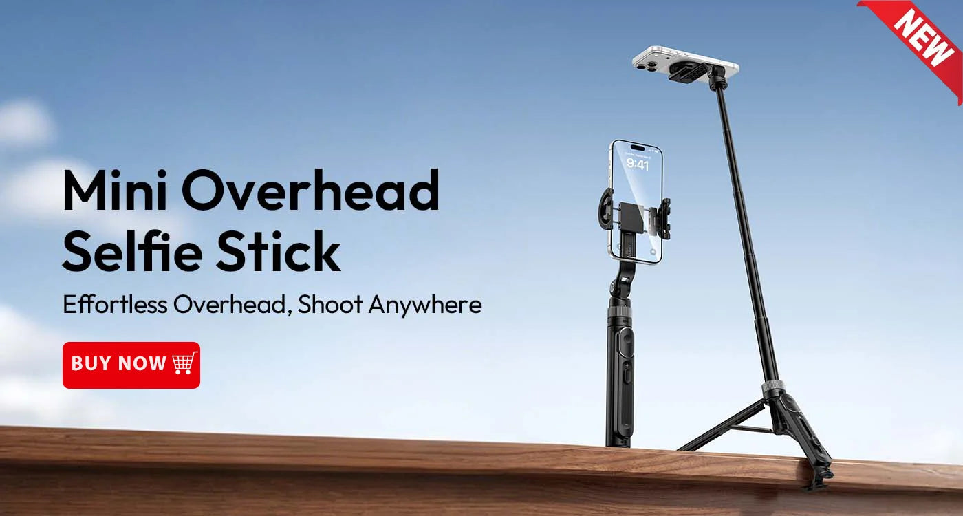 Ulanzi TT88 1.44m Overhead Phone Tripod with Magnetic Clamp