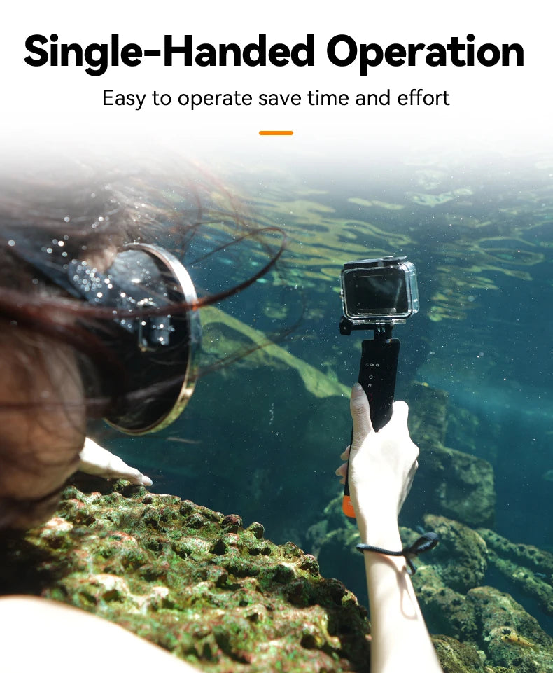 TELESIN Floating Selfie Stick with Remote for GoPro HERO - CameraHUB