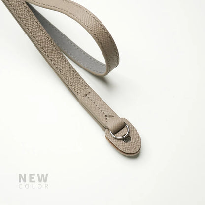 Camera Hub Essentials Genuine Leather Camera Shoulder Strap - Deep gray