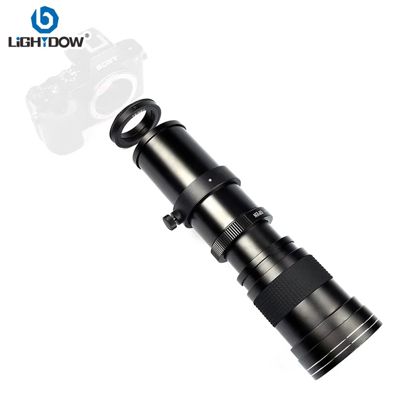 Lightdow 420-800mm f/8.3-16 Manual Super Telephoto Lens