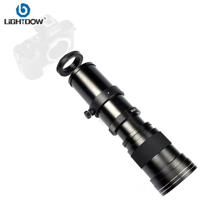 Lightdow 420-800mm f/8.3-16 Manual Super Telephoto Lens
